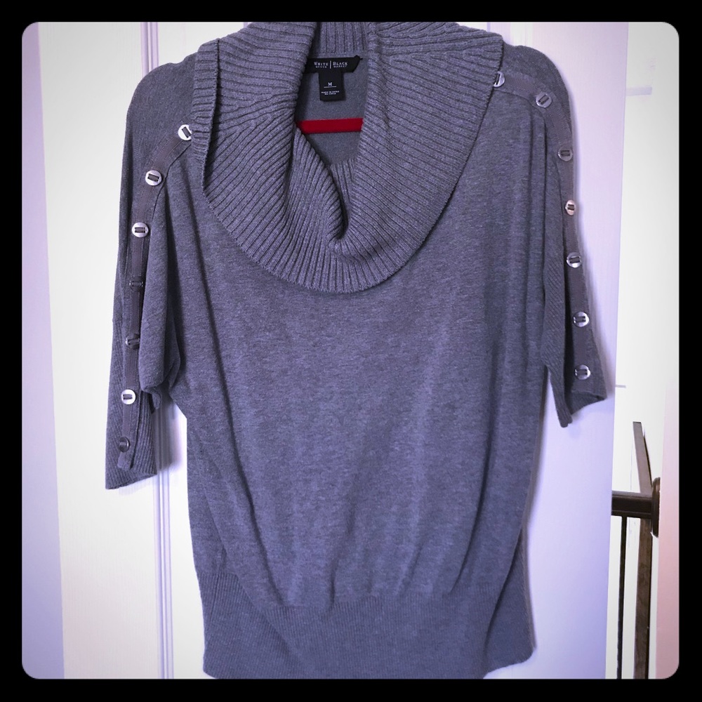 White House Black Market gray sweater